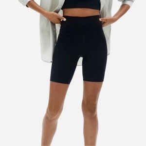 Everlane The Perform Bike Shorts Black Sz XS